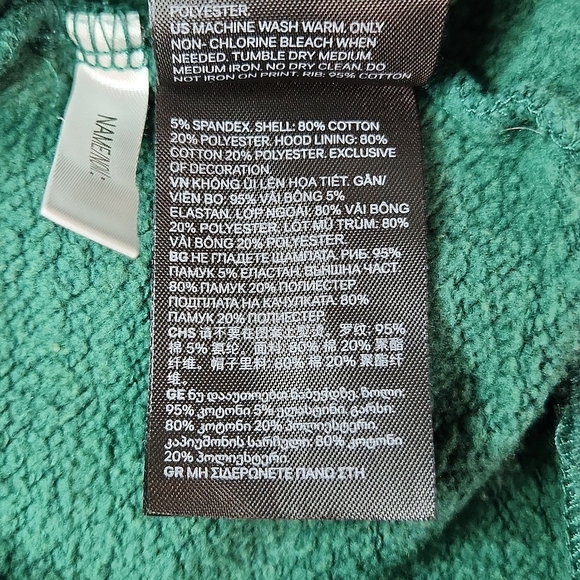 H&M Harry Potter™ Cotton Green Hoodie Sweatshirt, Size 10-12 ~ EUC - Picture 13 of 13
